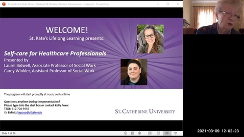 Thumbnail for Self Care for Healthcare Professionals - CC