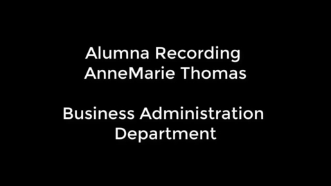 Thumbnail for AnneMarie Thomas - LEAD3400 - CC