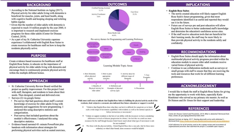 Thumbnail for Evidence-based Education Methods: Dementia and Exercise, What Health Professionals Need to Know