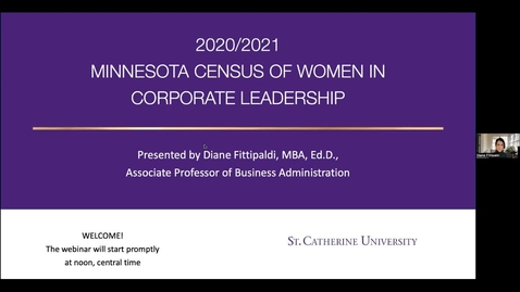 Thumbnail for entry A Seat at the Table: The 2021 Minnesota Census of Women in Corporate Leadership - CC