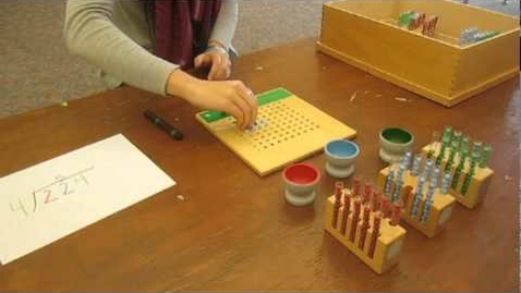 Thumbnail for Bluffview Montessori School: Long Division Using &quot;Test Tubes&quot;