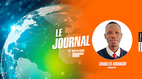 Le Journal de 06H du Mercredi 04 Mars 2026 par Charles KOUAKOU