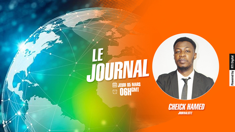 Le Journal de 06H du Jeudi 05 Mars 2026 par Cheick HAMED