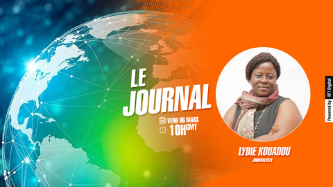 Le Journal de 12H du Vendredi 06 Mars 2026 par Lydie KOUADOU