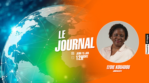 Le Journal de 12H du Jeudi 15 Janvier 2026 par LYDIE KOUADOU