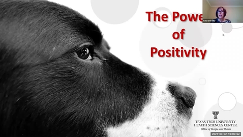 Thumbnail for entry 2021 Mar 2  The Power of Positivity