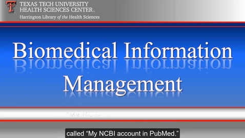 Thumbnail for TTUHSC Libraries_Amarillo BioMed Video Series 2 of 6.