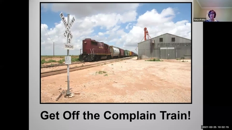 Thumbnail for 2021 Mar 25  Get Off the Complain Train