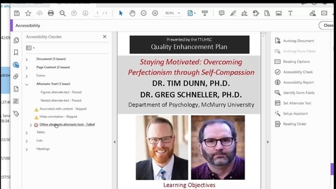 Thumbnail for Add Alternative Text to PDFs, Read Aloud, and Edit Alt Text.