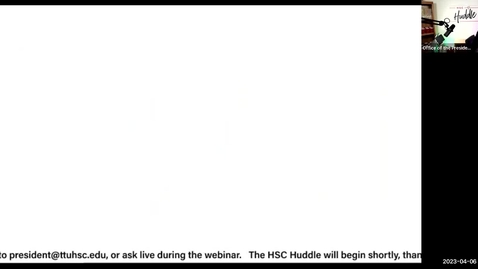 Thumbnail for entry HSC Huddle April 2023