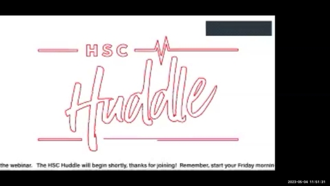 Thumbnail for HSC Huddle May 2023