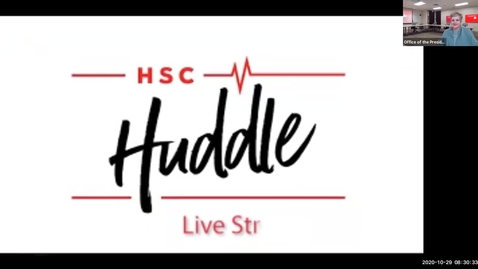 Thumbnail for entry HSC Huddle Special Edition Dallas Campus | October 29, 2020