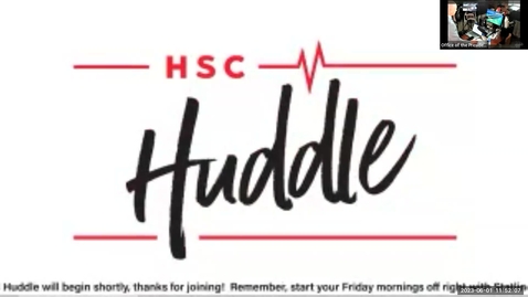 Thumbnail for entry HSC Huddle June 2023