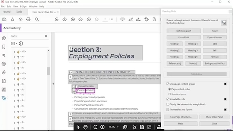 Thumbnail for Basic Intro to PDF Remediation, Part Two