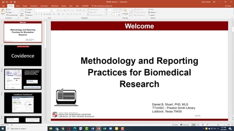 Thumbnail for TTUHSC Libraries Biomedical Database Research Tutorial