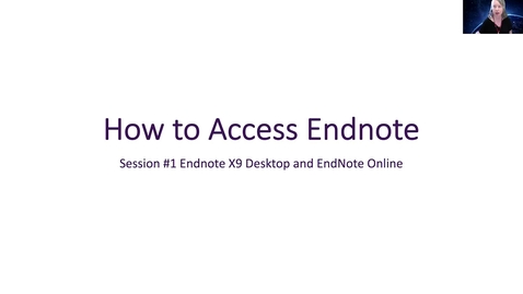 Thumbnail for entry EndNote X9 Tutorial 01 - Research and Instruction