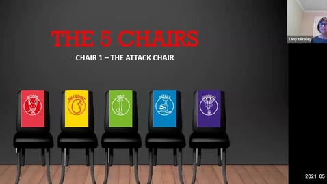 Thumbnail for entry 2021 May 25  The 5 Chairs - Chair 1 The Attack Chair