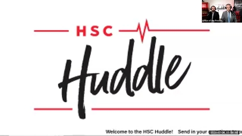Thumbnail for entry HSC Huddle July 2023