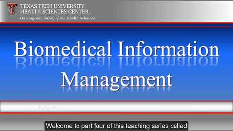 Thumbnail for Amarillo Biomed Video Series 4/6