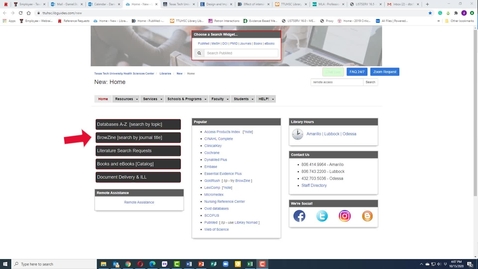 Thumbnail for Browzine: New Database and Search Tool 