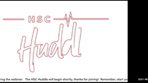 Thumbnail for HSC Huddle June 2021