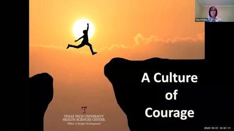 Thumbnail for entry 2020 Oct 21  A Culture of Courage