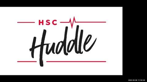 Thumbnail for HSC Huddle March 2025