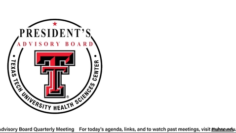 Thumbnail for entry President's Advisory Board Meeting December 2021