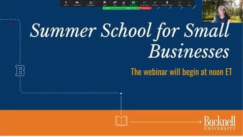 Thumbnail for entry Free or cheap tools to market your business _ Summer School for Small Business