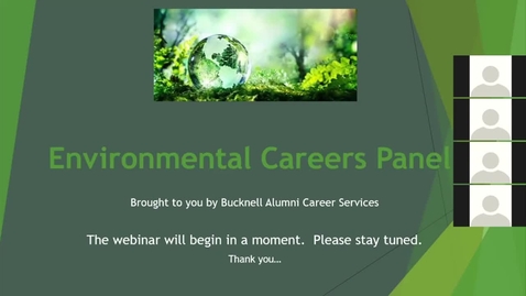 Thumbnail for entry Environmental Careers