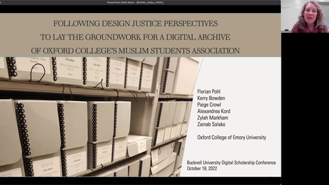 Thumbnail for Following design justice perspectives to lay the groundwork for a digital archive of Oxford College’s Muslim Students Association
