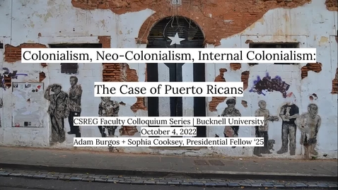 Thumbnail for 2022-10-04 Faculty Colloquium - Adam Burgos