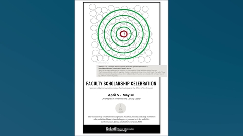 Thumbnail for 2021 Faculty Scholarship Celebration Video