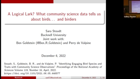 Thumbnail for 2022-12-06 Faculty  Colloquium Snaptalks