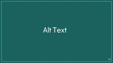 Thumbnail for Alternative Text