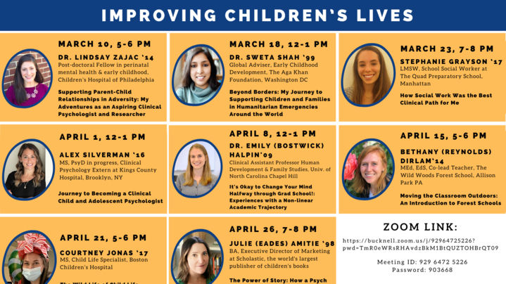 Thumbnail for channel 2021 Psychology Alumnae Series: Improving Children's Lives