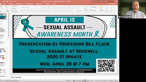 Thumbnail for entry Sexual Assault at Bucknell: 2020-21 Update