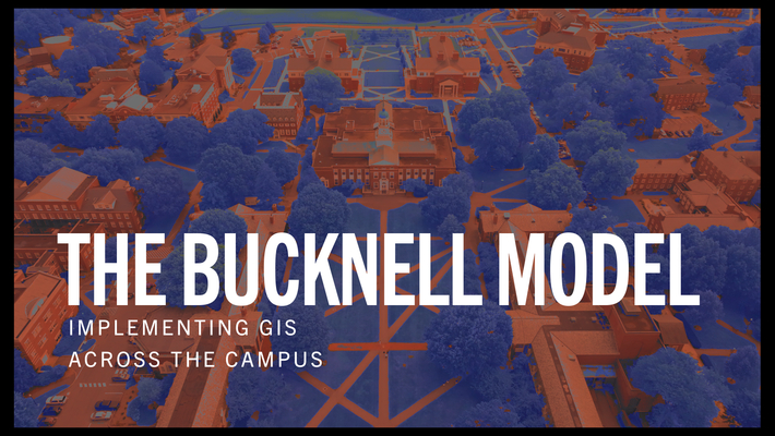 a GIS Showcase at Bucknell University for ESRI