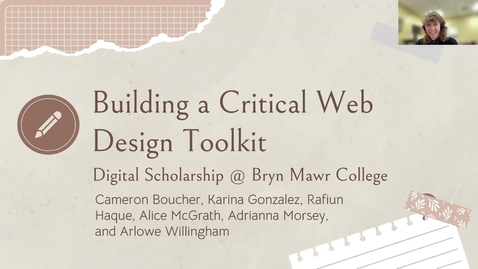Thumbnail for Building a Critical Web Design Toolkit