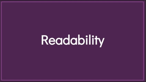 Thumbnail for Readability