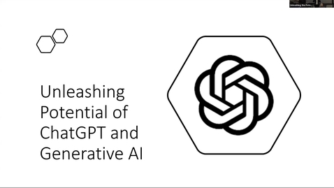 Thumbnail for "Unleashing the Potential of ChatGPT: An Information Session on AI Generative Tools in Higher Education"