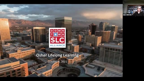 Thumbnail for entry Osher Lunch &amp; Learn: The Economic Climate and Changing Skyline of Downtown Salt Lake City