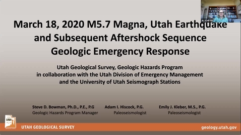 Thumbnail for Osher Lunch &amp; Learn: Magna Earthquake Lessons Learned and Where to Go from Here