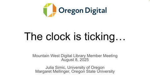 Thumbnail for MWDL 2025 Member Meeting - Afternoon session