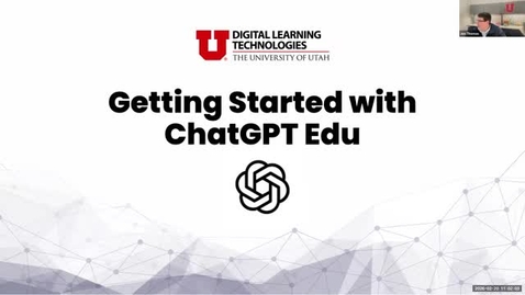 Thumbnail for Getting Started with ChatGPT Edu