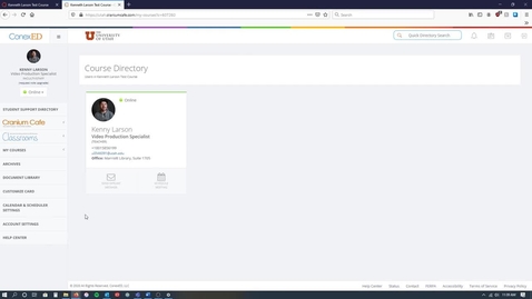 Thumbnail for ConexEd - How Do I View my Cafe Appointments