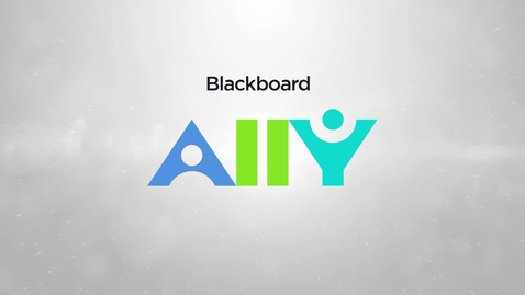 Thumbnail for Ally for Faculty