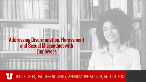 Thumbnail for entry Adressing Discrimination with Employees