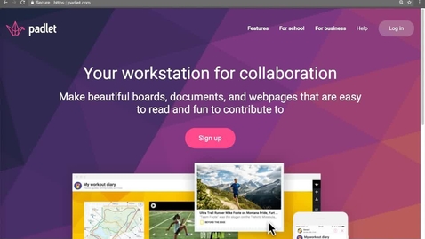 Thumbnail for entry Padlet