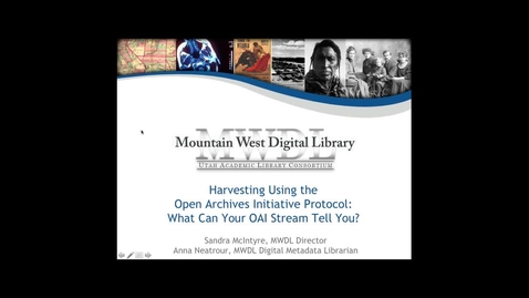 Thumbnail for entry Harvesting Using the Open Archives Initiative Protocol: What can your OAI stream tell you